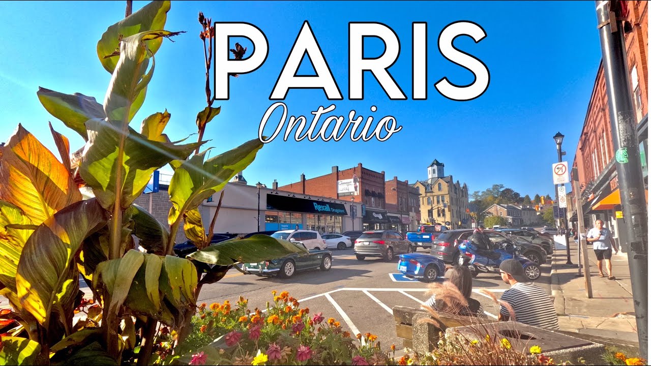 [4K] 🇨🇦 PARIS, Ontario: The Stunning Cobblestone Capital Of Canada