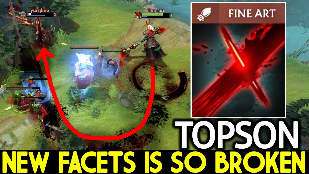 TOPSON [Grimstroke] New Facets is so Broken Next Level Plays Dota 2