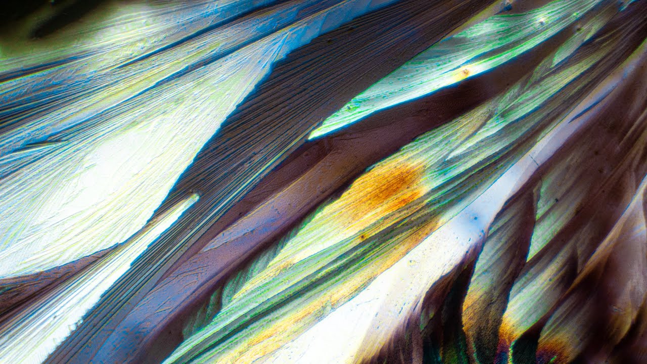 Polarized Microscopy of Crystallized Beta-Alanine - Scientific Art