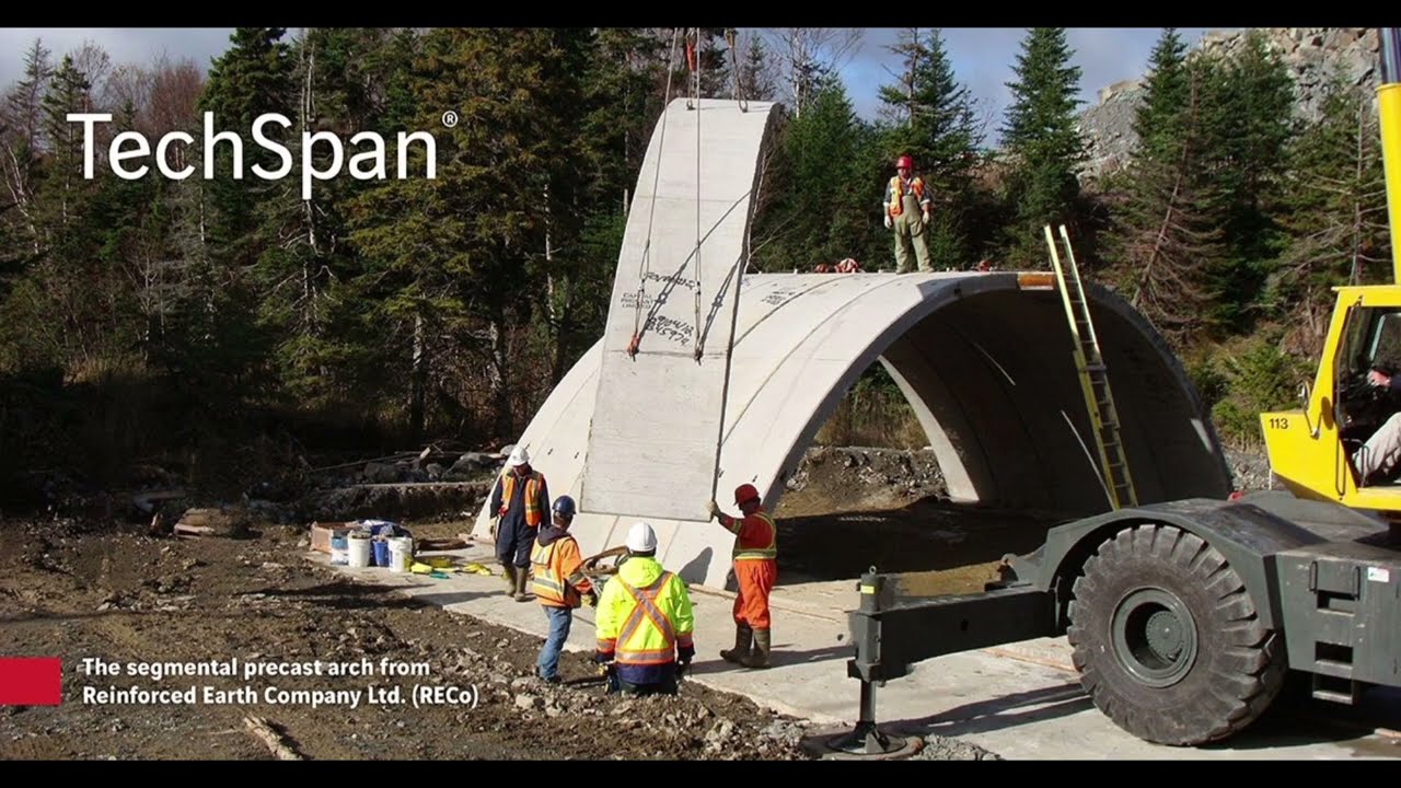 TechSpan® - A Three Hinge Precast Concrete Arch System