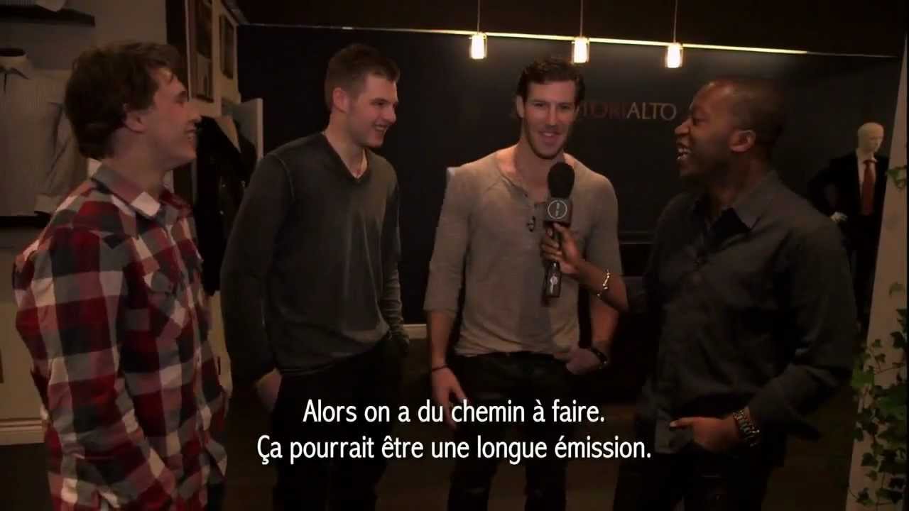 Brandon Prust, Alex Galchenyuk et Brendan Gallagher magasinent chez Sartorialto PART01