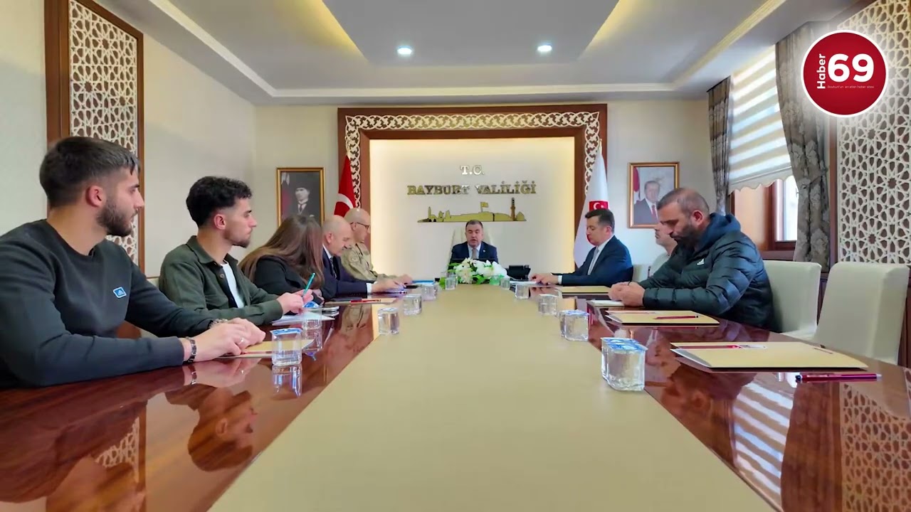 Bayburt'ta Ekim Ayı Güvenlik ve Asayiş Bilgilendirme Toplantısı yapıldı