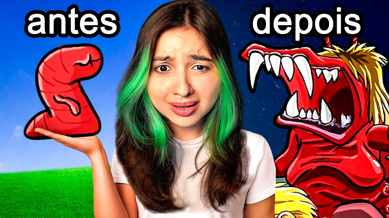 PARECE UMA MINHOCA NORMAL MAS... ELA VAI TE TRAUMATIZAR...
