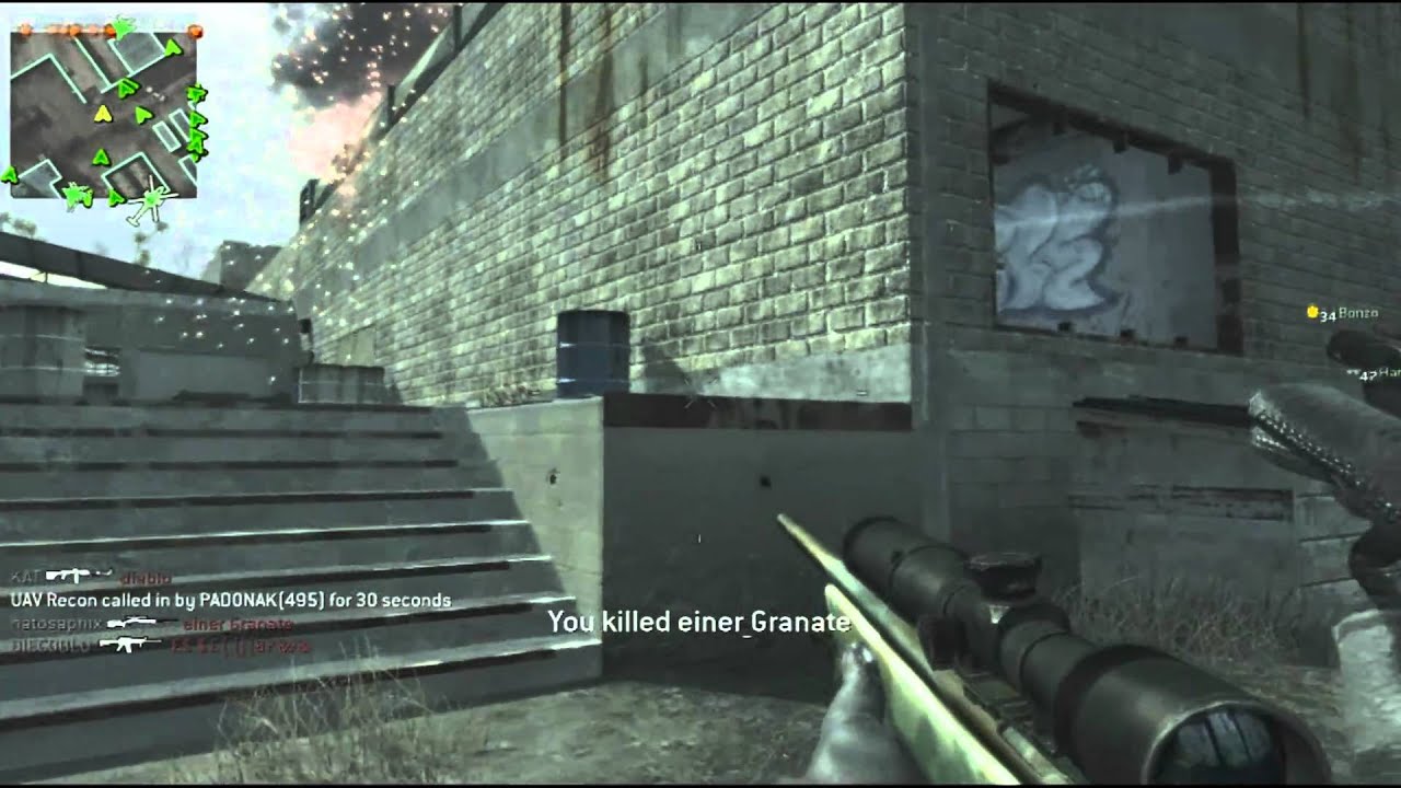 Pretty awesome Noscope Call of duty 4 modern warfare 1