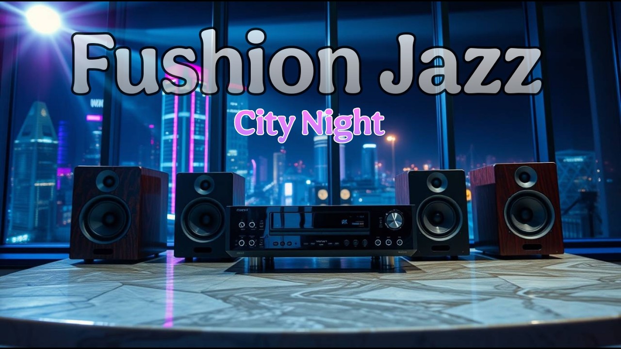 Smooth Jazz Fusion | City Night Vibes – Relaxing Instrumental Lounge Music for Chill & Study