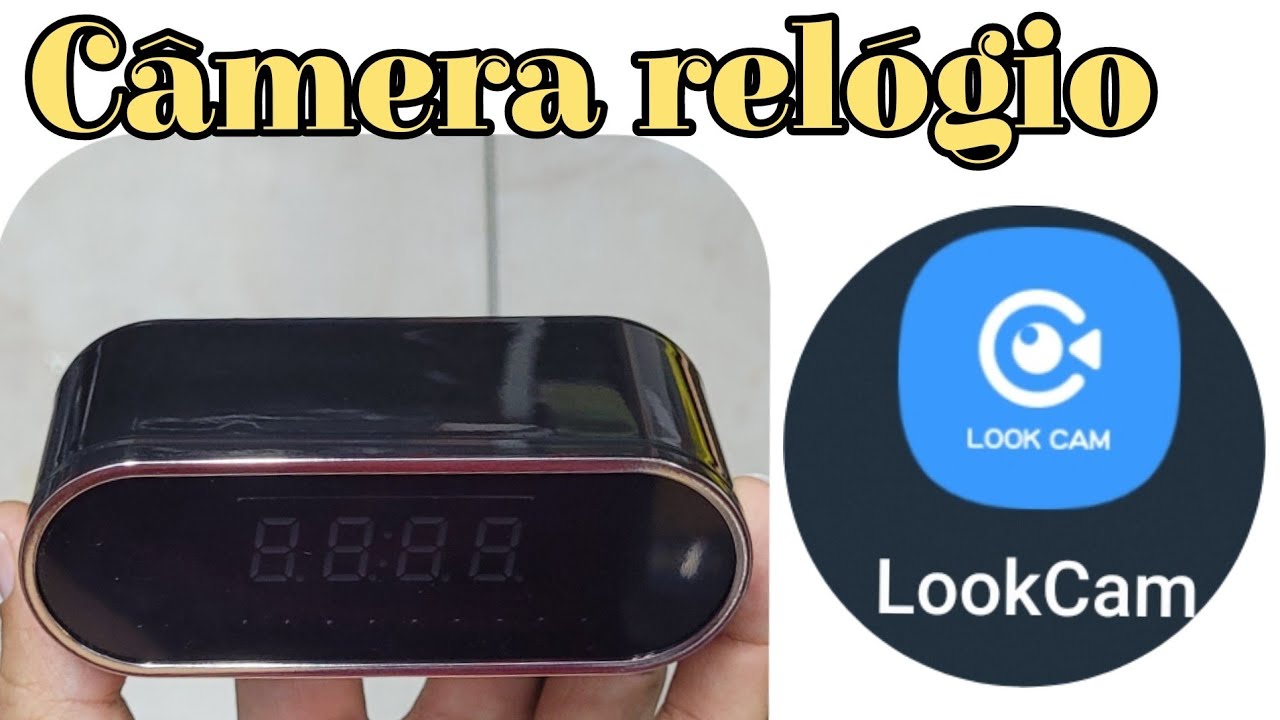 Mini Camera Espiã relogio LOOKCAM
