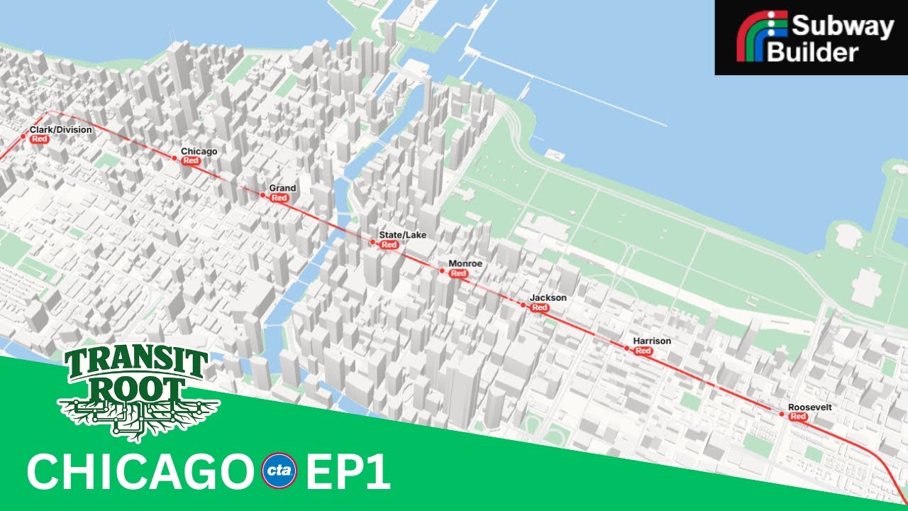 Building the CTA Red Line | Realistic Chicago Transit – Subway Builder EP. 1