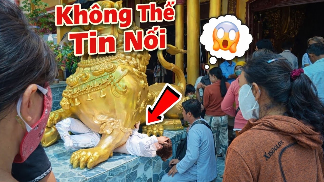 Hót Nhất Lúc Này Tại Dinh Sơn Trung Chuyện Hy Hữu Chưa Từng Có Người Phụ Nữ Mắc Kẹt Tượng Kỳ Lân
