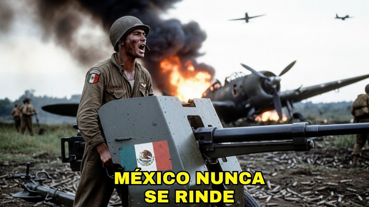 LLAMARON INÚTIL AL CAÑÓN MEXICANO… HASTA QUE DERRIBÓ UN BOMBARDERO ENEMIGO EN SEGUNDOS