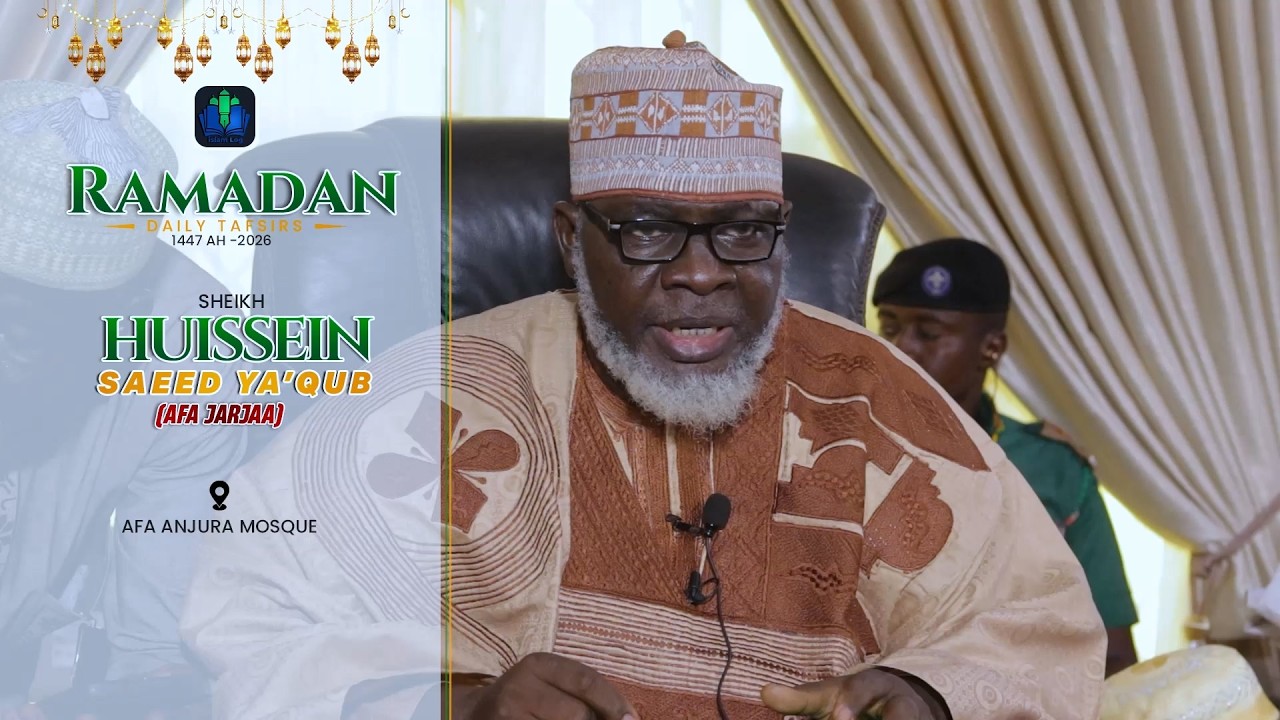 day 22 - AFA JAR'JAA - RAMADAN TAFSIR 1447 H (2026) || iSLAMLOG ||Official