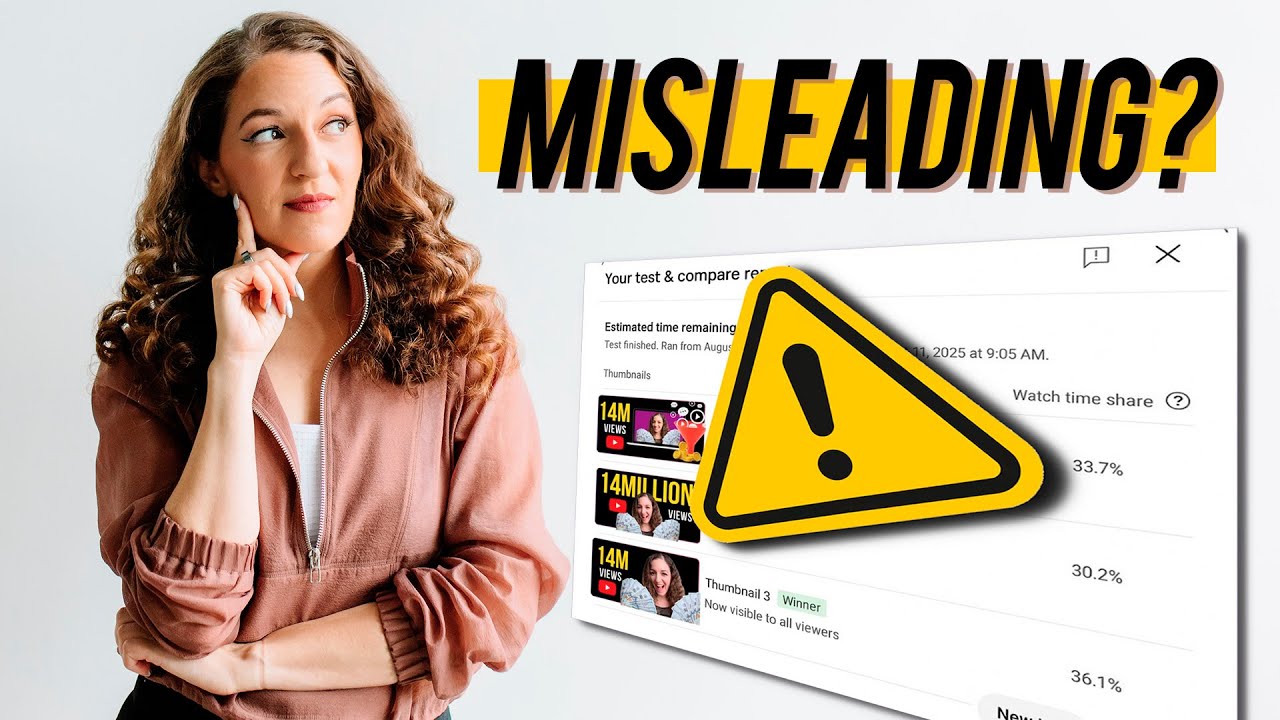 My Thoughts on&nbsp;Thumbnail&nbsp;Testing in&nbsp;YouTube&nbsp;(....and it ain't good! 🤦🏼&zwj;♀️)
