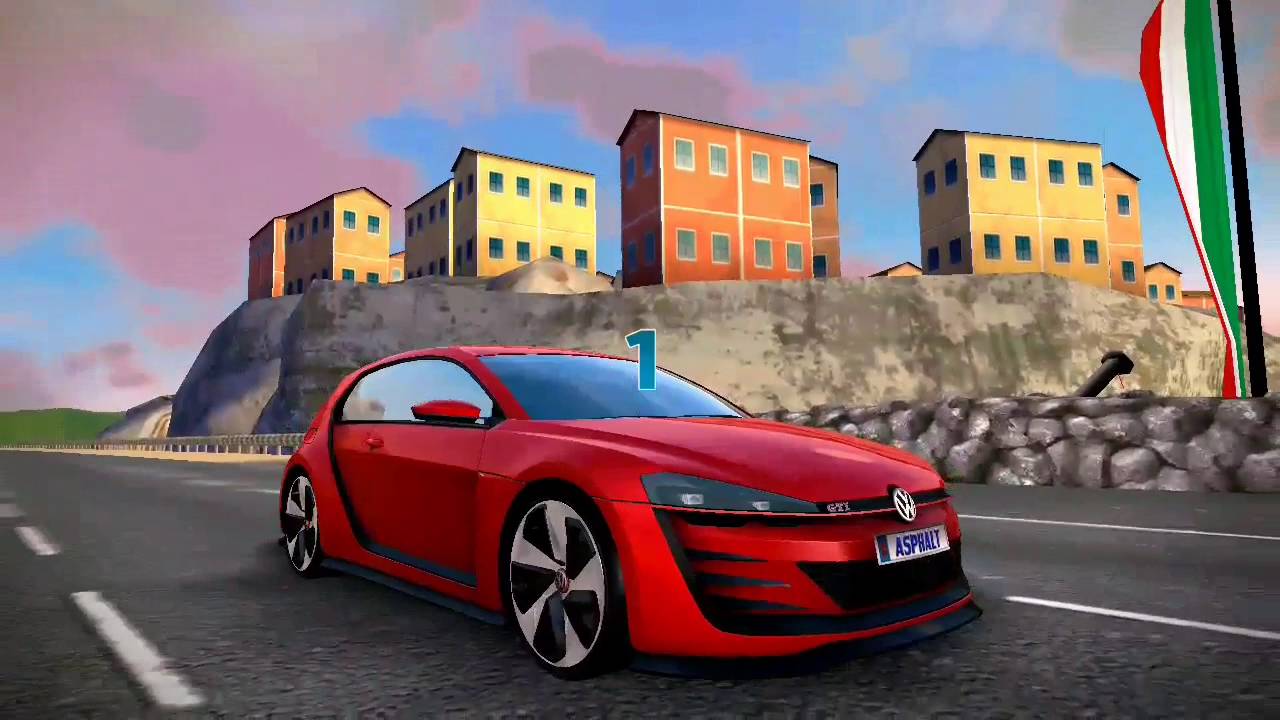 [Asphalt Nitro] VW Golf Design Vision GTI TEST RIDE
