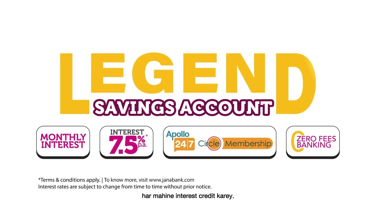 Legend Savings Account - Your plans don't need to wait anymore