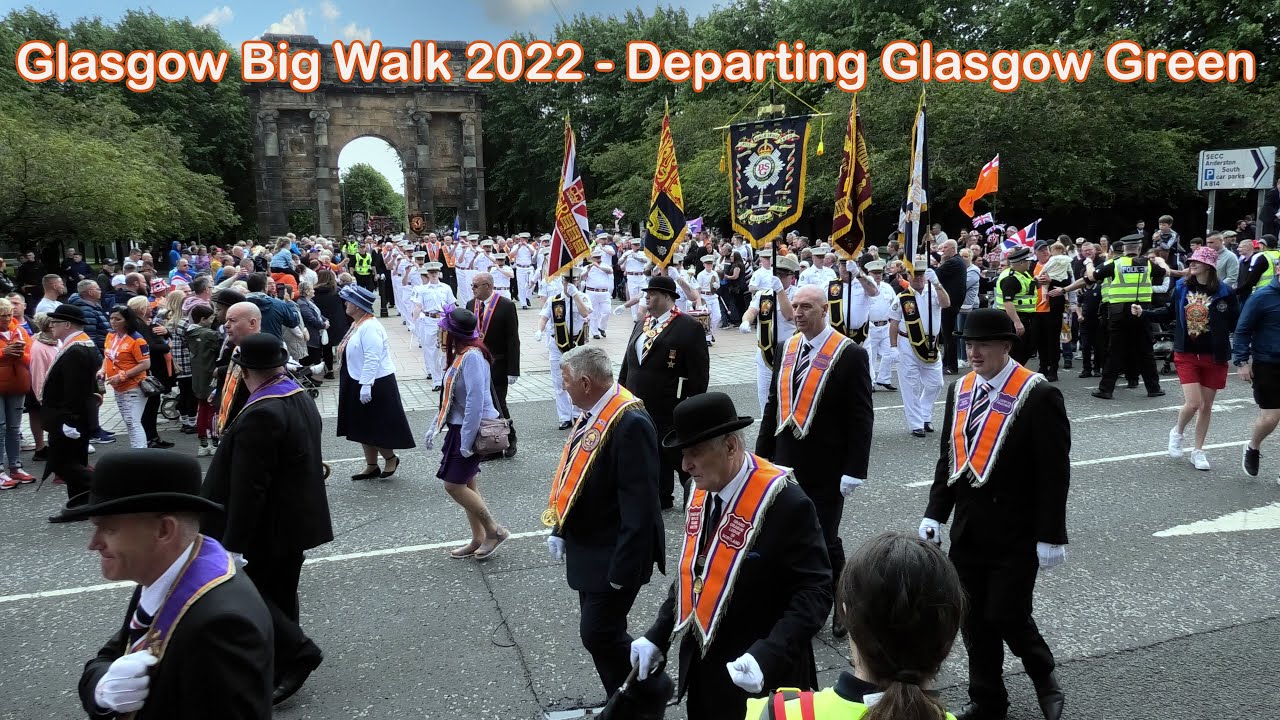 Glasgow Big Walk 2022 - Departing Glasgow Green [4K/UHD]
