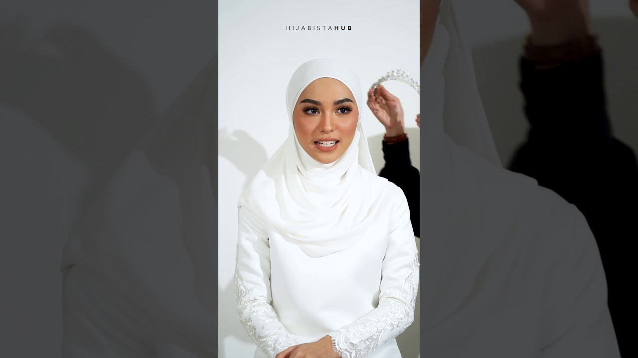 Cara memakai tudung , crown dan veil sendiri