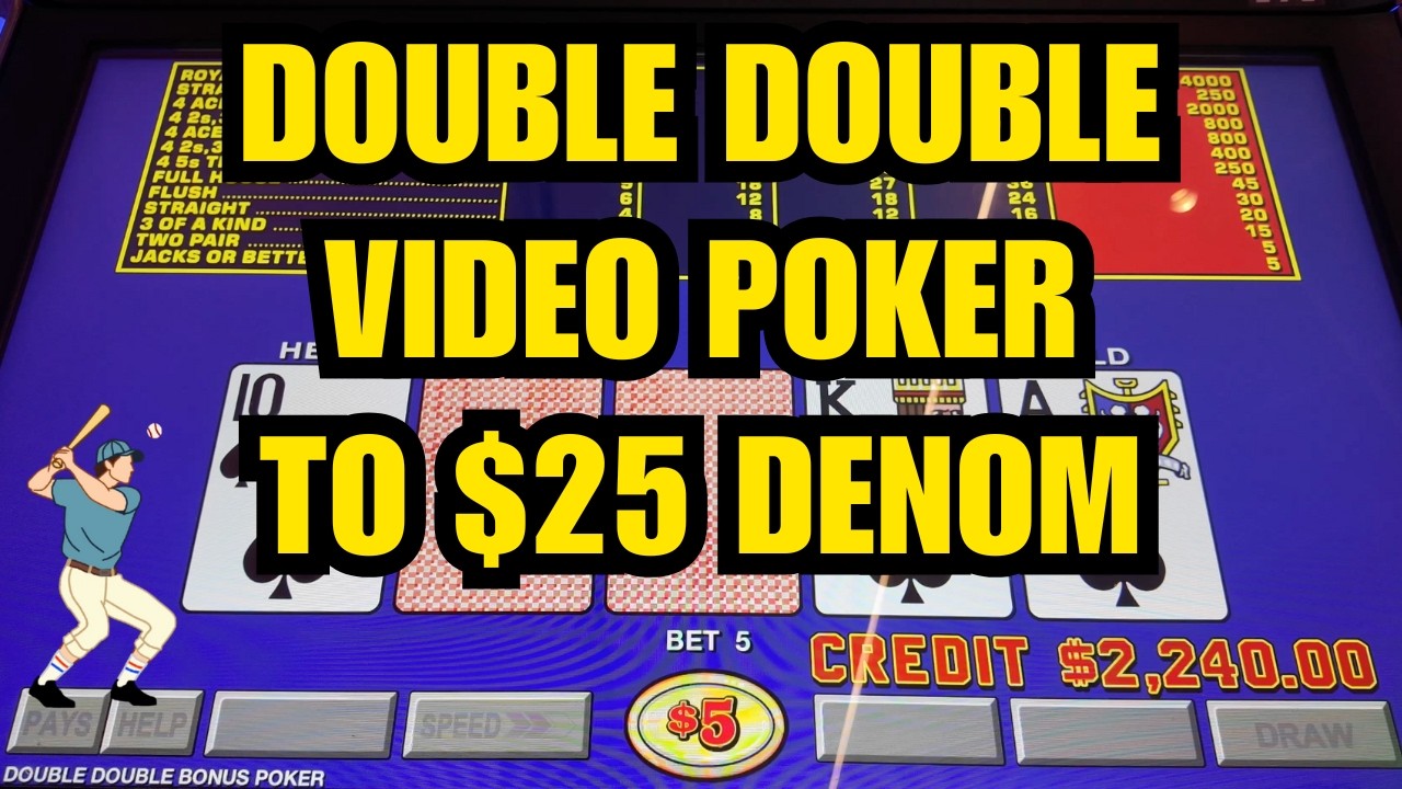 Double Double Bonus Baseball?!? $125-$10 a Spin!