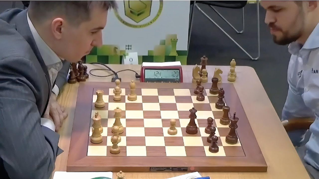 Dmitry Andreikin vs. Magnus Carlsen / FIDE World Blitz 2019 / The only defeat in this tournament