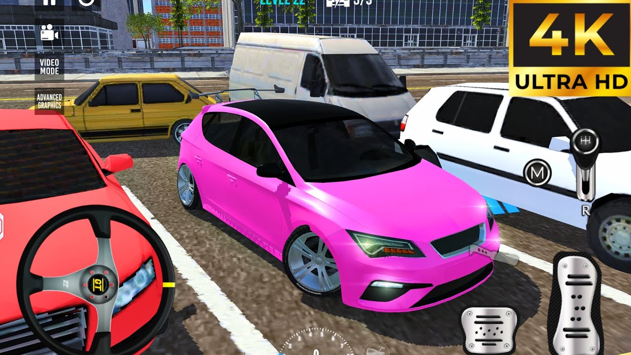 Car Parking 3D: Online Drift 2026 -New Seat Leon Car Parking Level - City Car Drive Android Gameplay