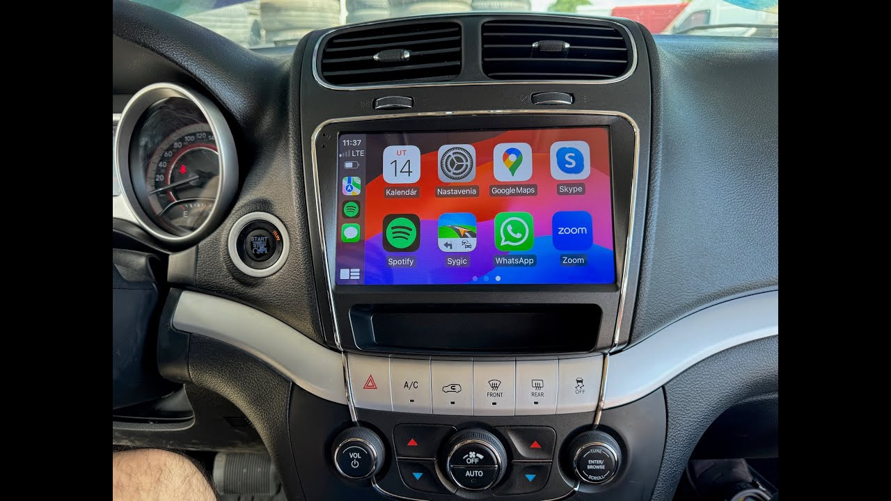 Removal android radio Fiat Freemont - Dodge Journey 2011-2019 CarPlay