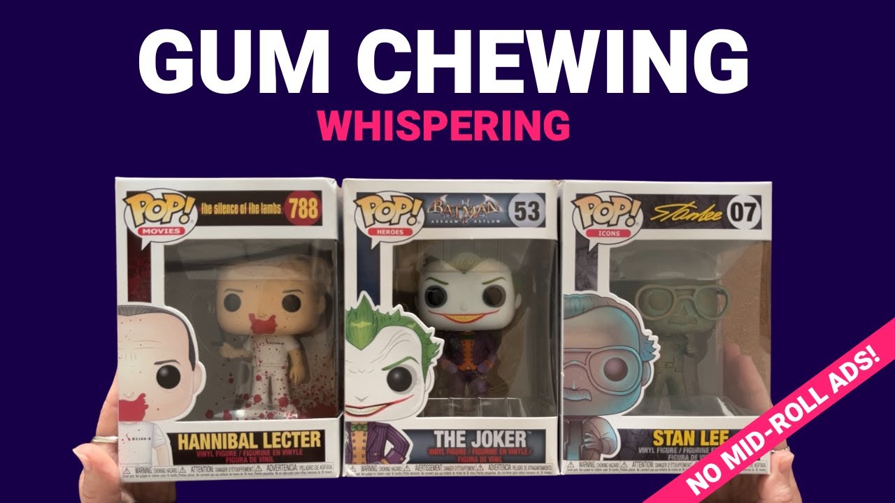 ASMR Gum Chewing Pop Funko Colletion Whispered Ramble | Request