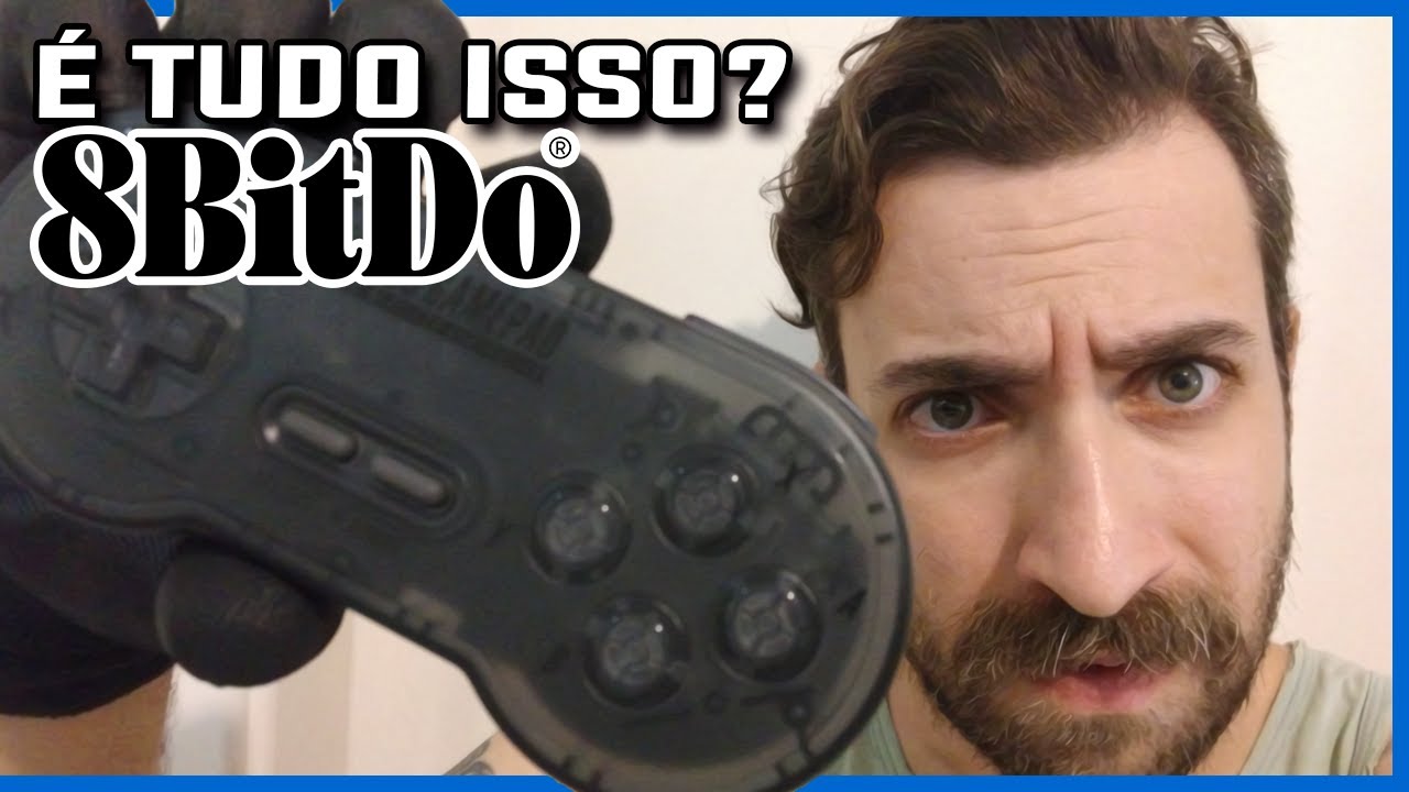 Esse CONTROLE da 8BitDo é tudo isso mesmo? SN30 2.4G Unboxing e Testes #8bitdo #retrogames #unboxing