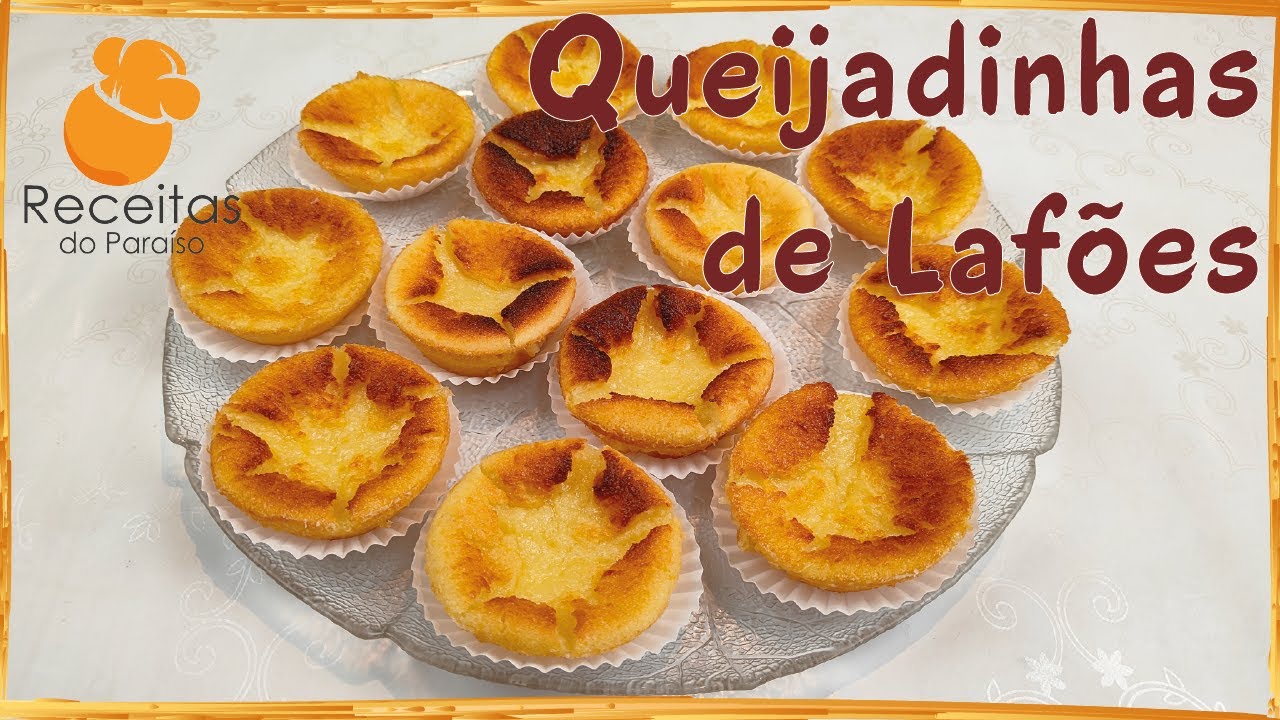QUEIJADINHAS DE LAFÕES (receita tradicional desta região)  | 🍎  Receitas do Paraíso