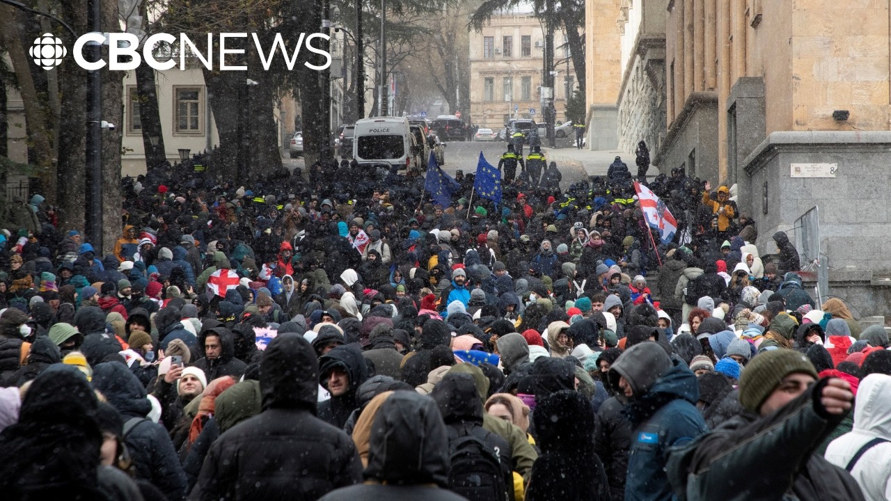 Protests in Georgia continue as ex-footballer becomes president