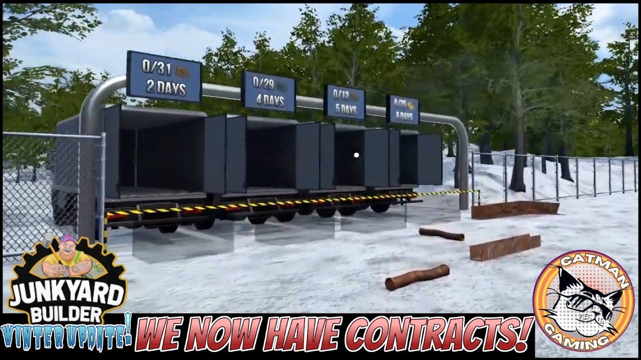 🔴Winter Update! We Have Contracts! New Level & License Systems!! | Junkyard Builder Early Access |