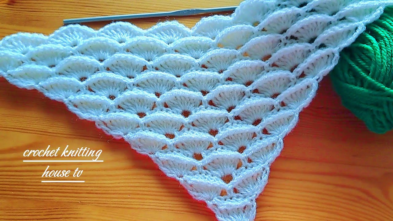 châle au crochet pour débutants magnifique étape par étape vous allez l'adorer/crochet châle /shawl