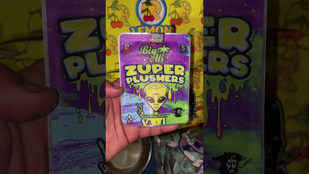 ZUPER PLUSHERS Packaging review 9/10 #shorts #420 #review #backpackboyz #zaza #alien