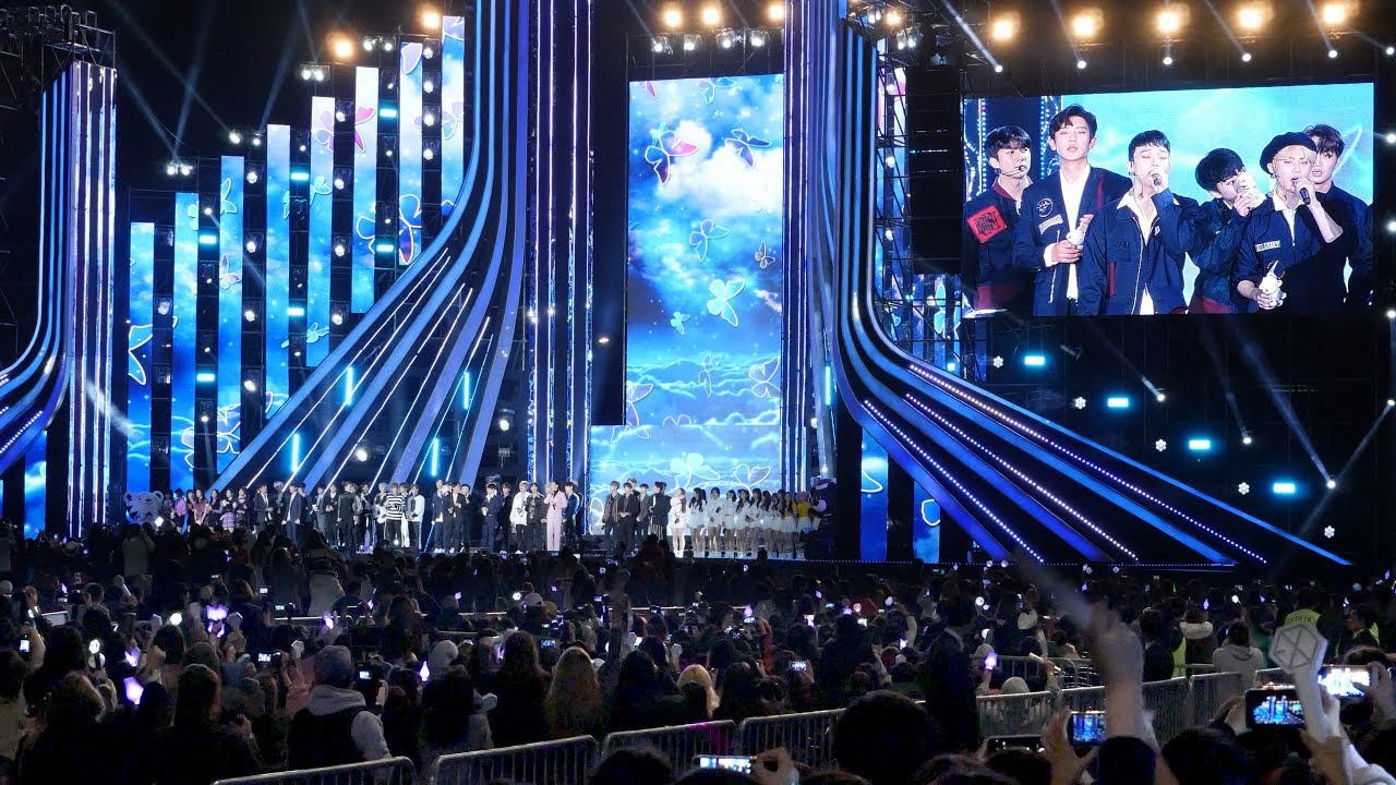 171101 엔딩무대 Ending Stage _ 무대 전체 직캠 Stage Fullshot FanCam _ 평창올림픽 G-100 콘서트