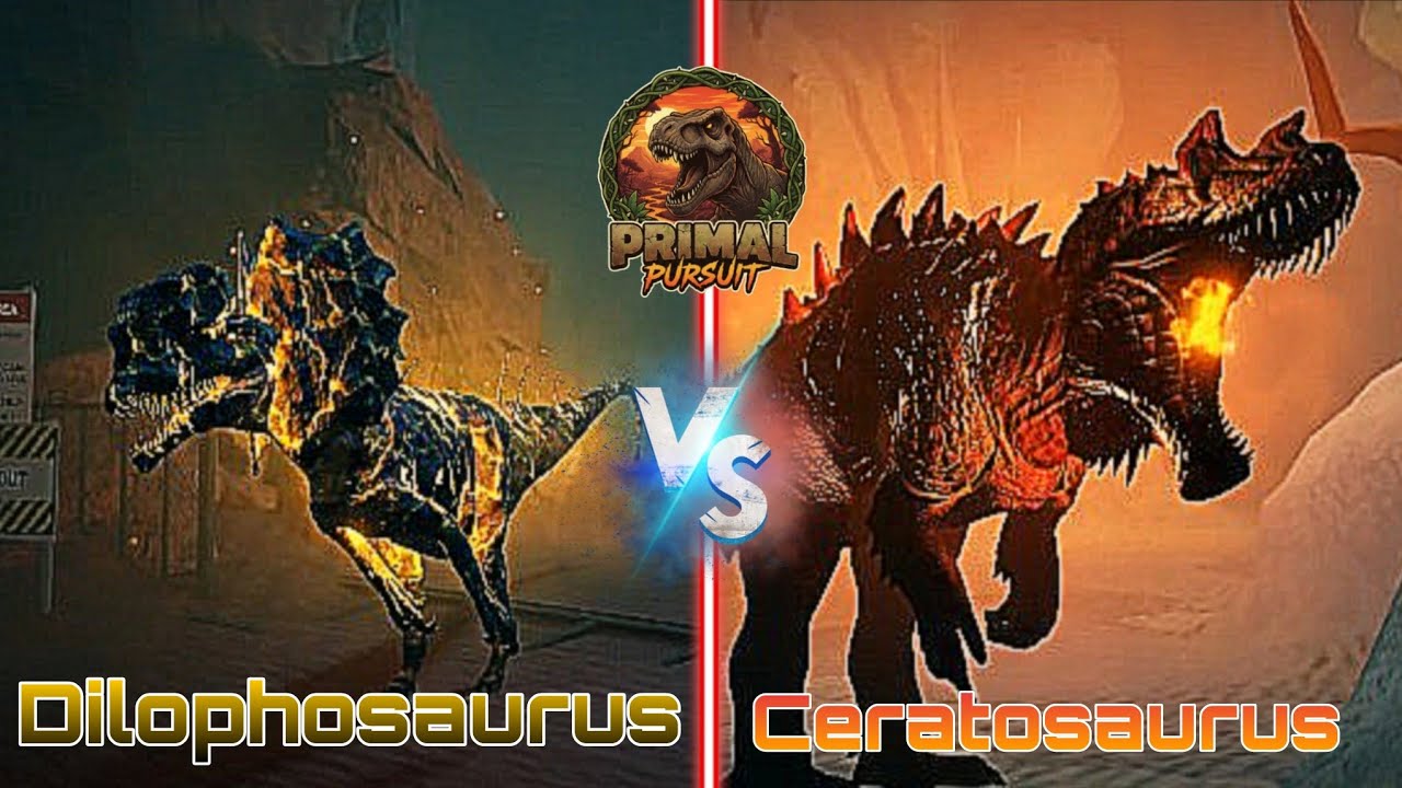 Dilophosaurus VS Ceratosaurus,Which one is better? | @Goodvrguy #roblox #primalpursuit 