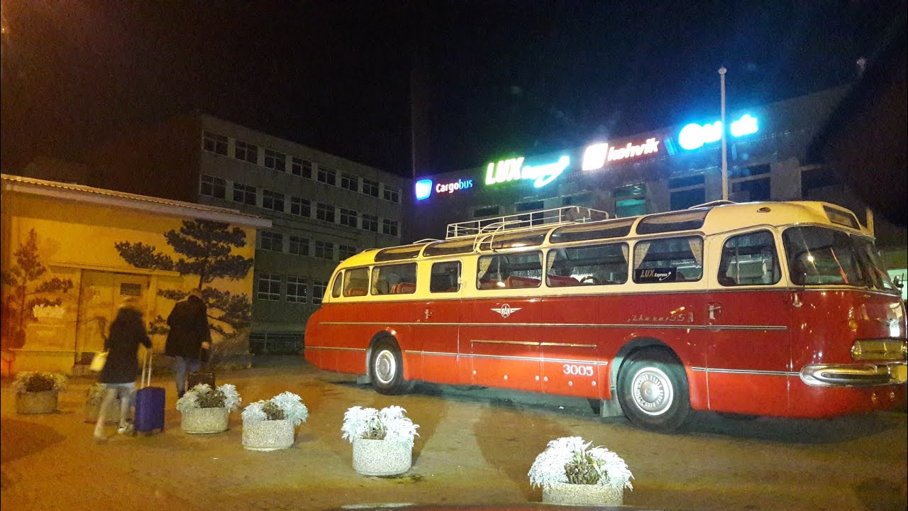 Driving to Tallinn main bus station
