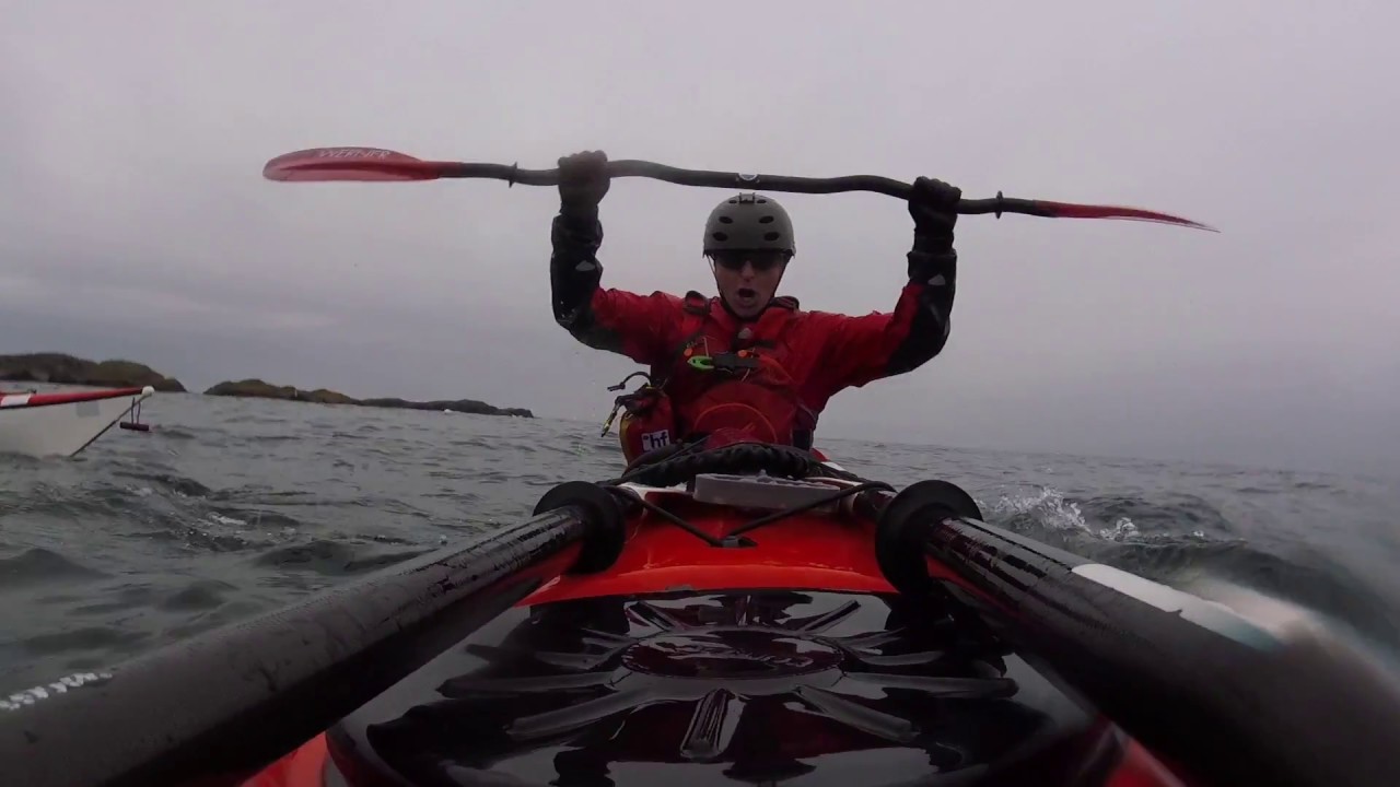 Brottpadlekurs dag 1(Rock hopping kayak course)
