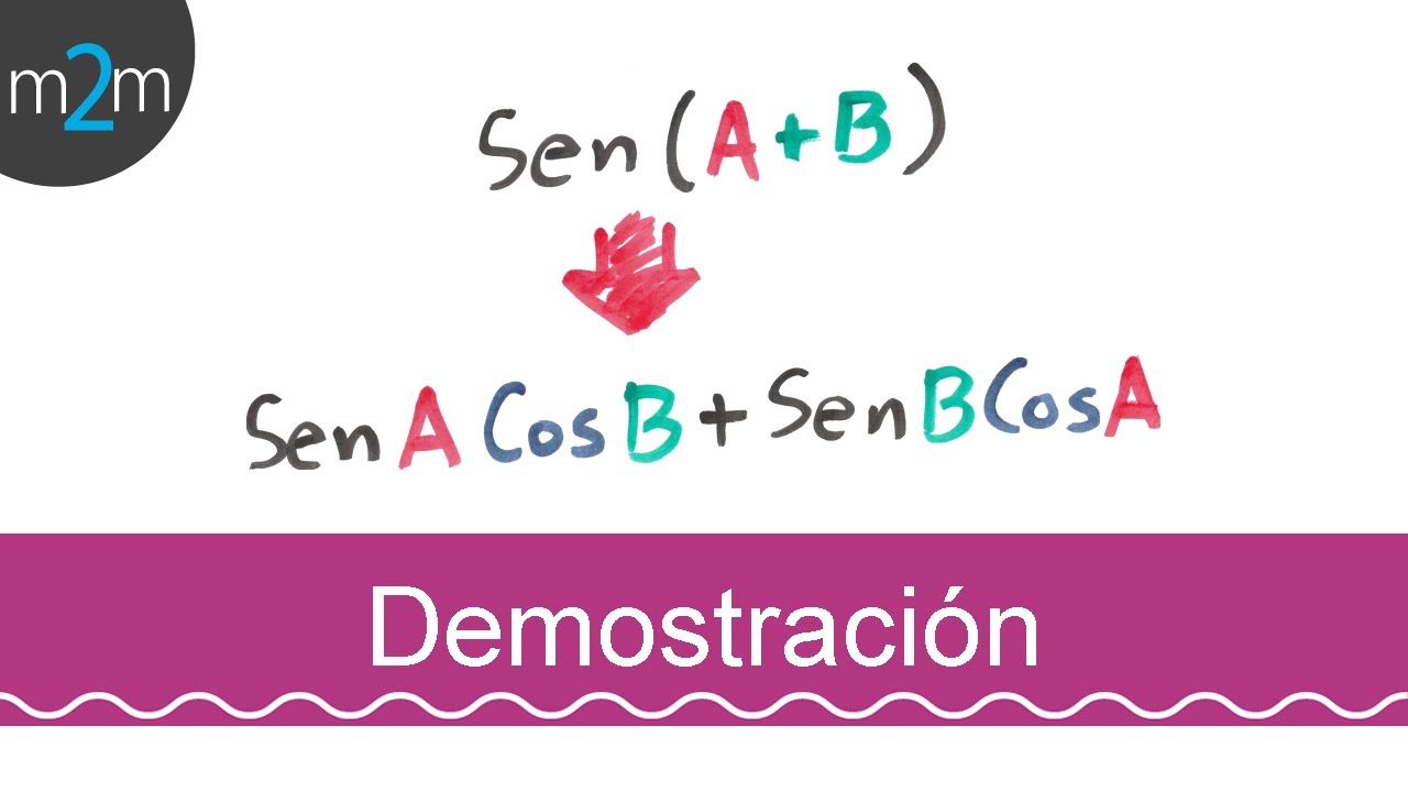 Suma de ángulos de la func seno │demostración