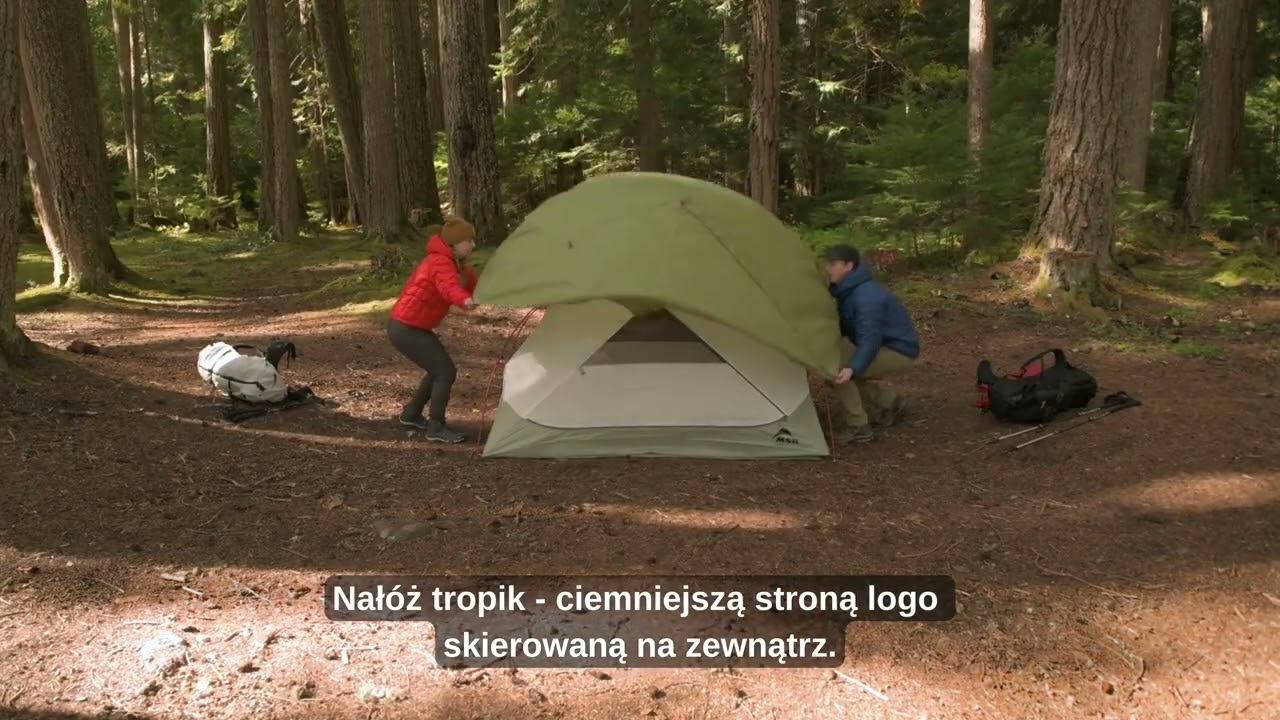 Rozbijanie namiotu MSR Elixir (nowa seria 2026)