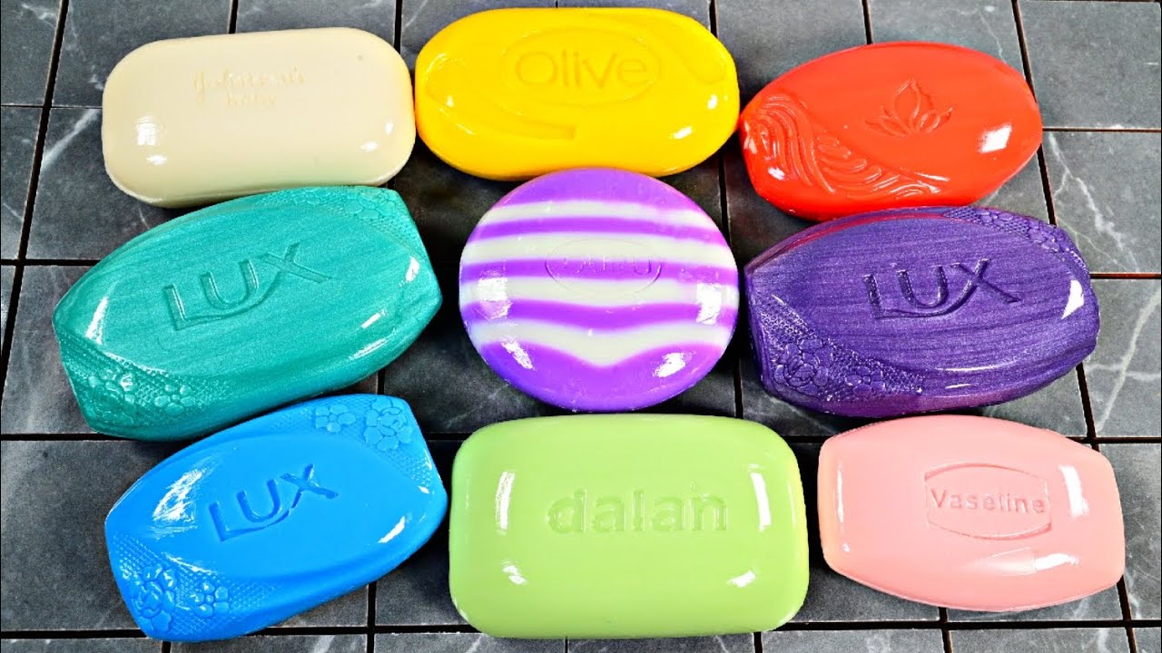 ASMR SOAP. 💚💜💛Резка сухого мыла. Satisfying video💚💜💛
