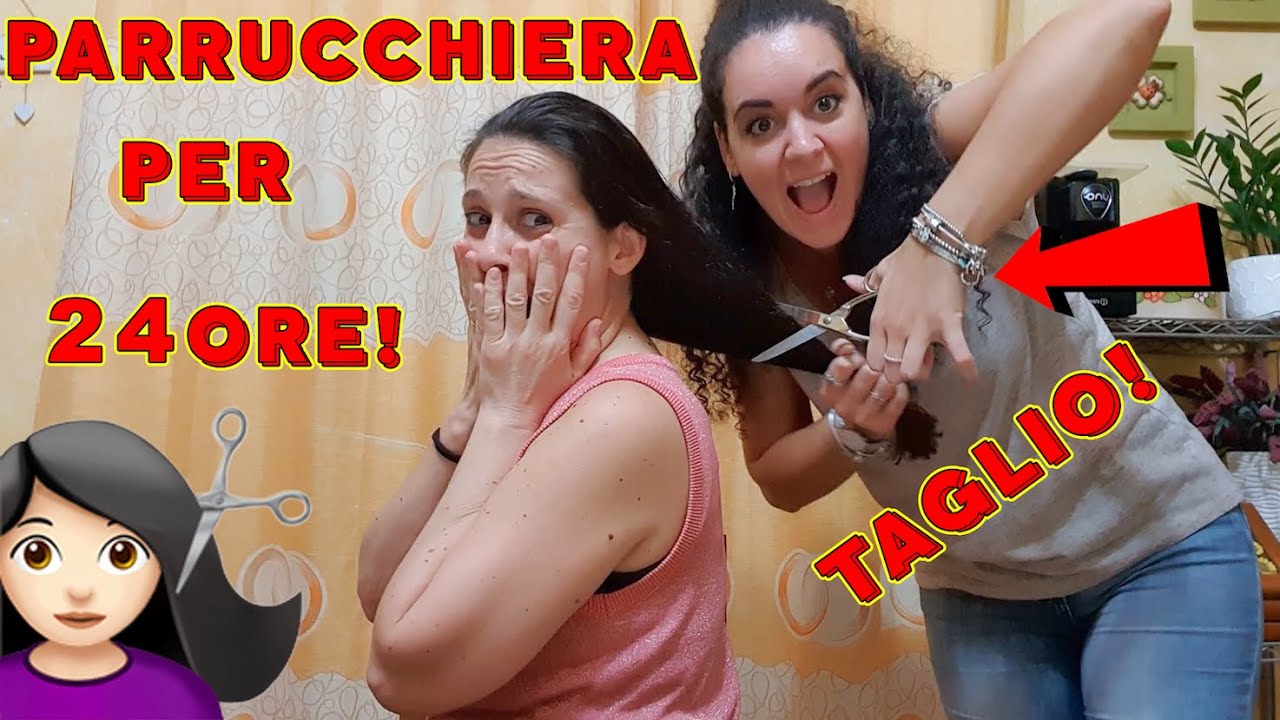 TAGLIO per la PRIMA volta i CAPELLI a QUALCUNO - PARRUCCHIERA per 24 ORE 💇🏻‍♀️