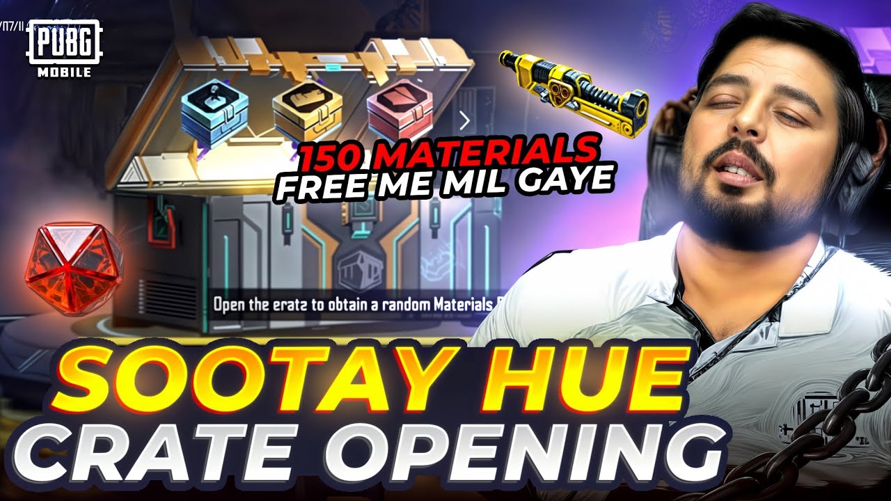 One Of The Biggest 1000 Material Crate Opening 😍 | PUBG MOBILE