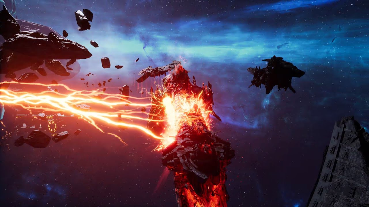 Skalgrim Mod - Nyadra'zathas - Necrons vs Chaos - Battlefleet Gothic Armada 2