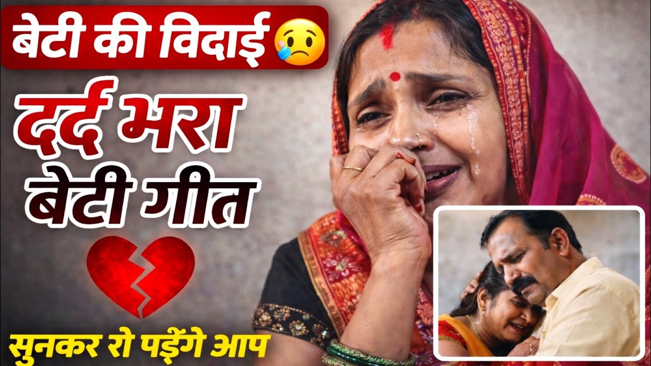 दर्द भरा बेटी गीत 😢 | दिल को छू लेने वाला विदाई गीत | Heart Touching Beti Geet