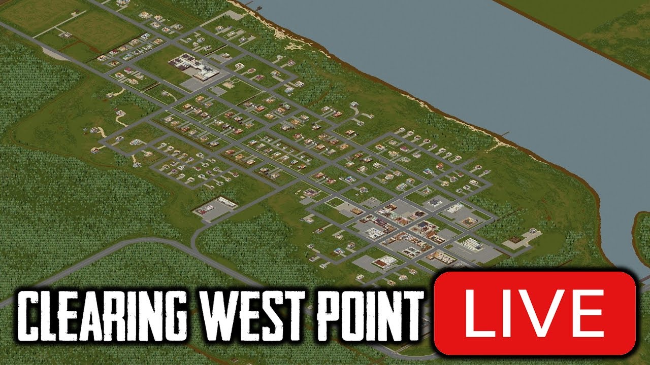 [42.13] Exploring West Point Solo - Project Zomboid LIVE