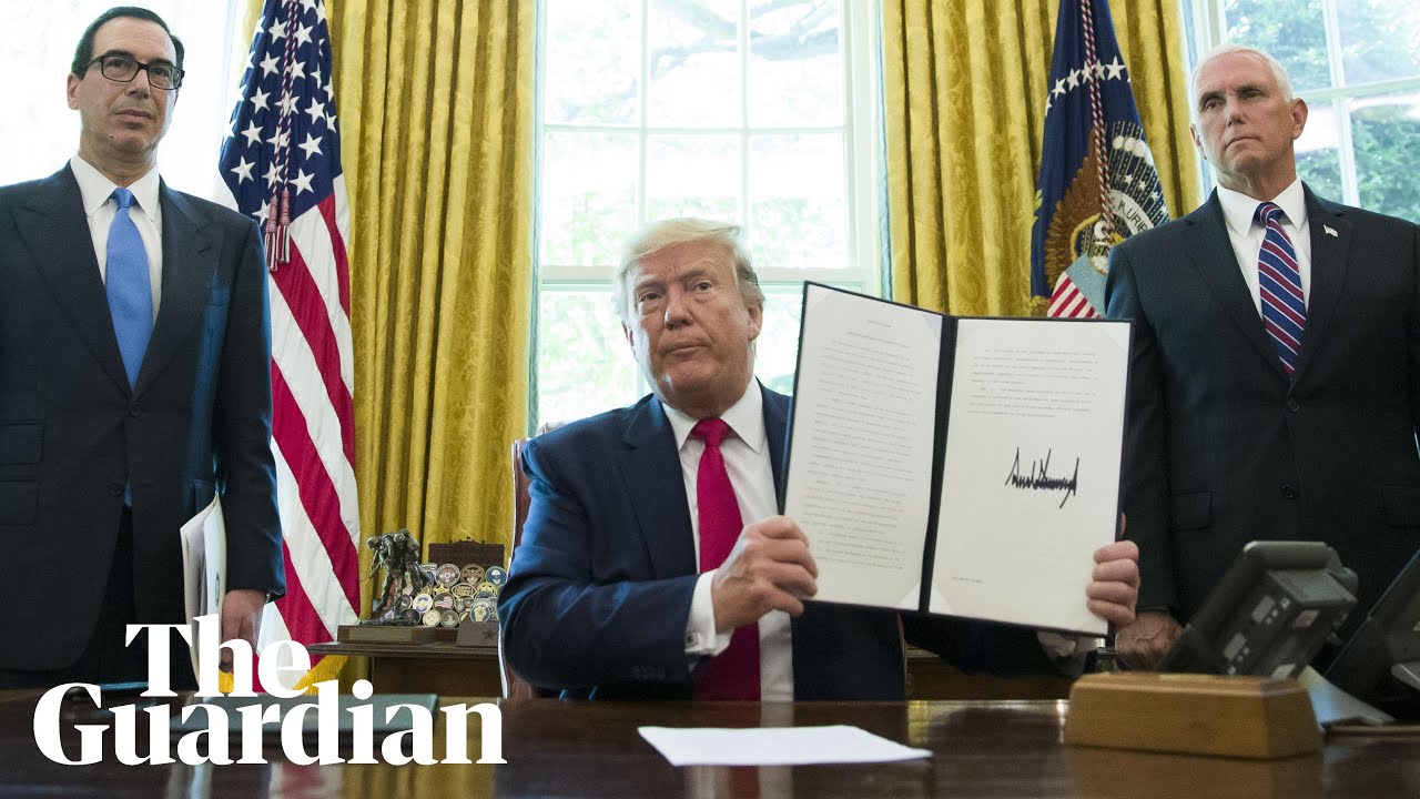 Donald Trump announces 'hard hitting' sanctions targeting Iranian leader