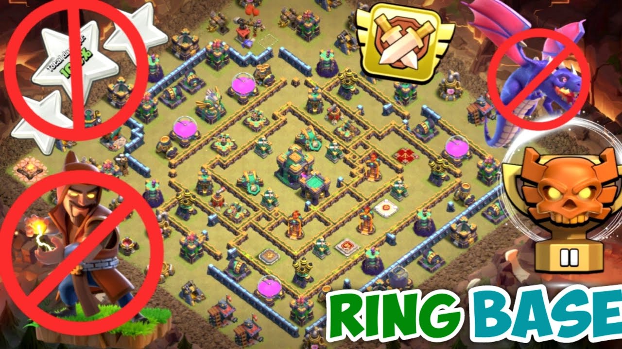 Anti Blizzard Dragon Base | Th14 Ring Base Link #38 | Anti 3 Star Base | COC Sundar