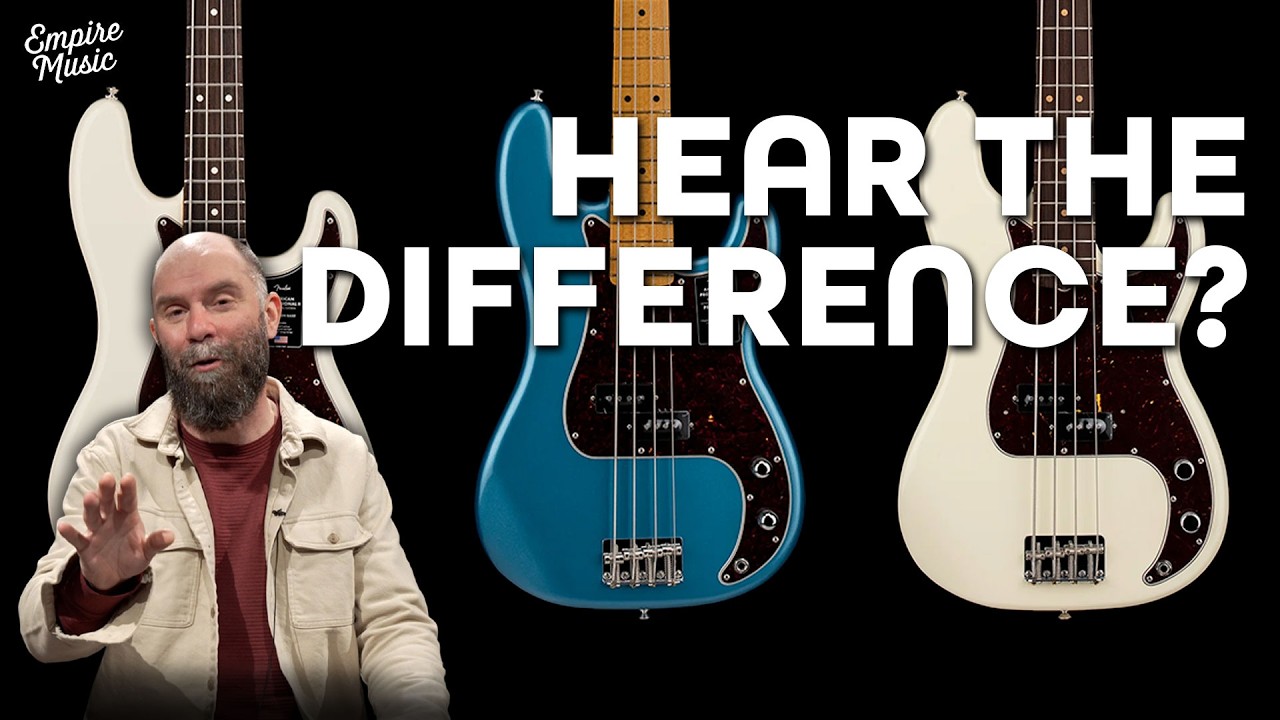Три бас-гитары Fender American P Bass | Одна основа, разные тембры