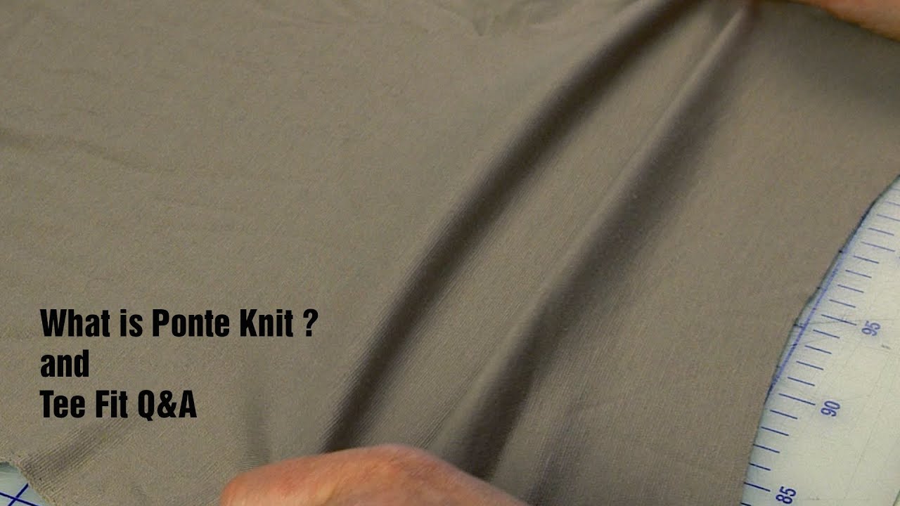 J Stern Designs l What is Ponte Knit and Tee Fit Q&A