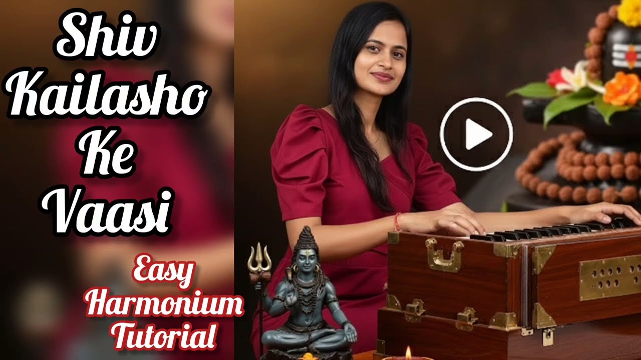 Mahashivratri Special: Shiv Kailasho Ke Vasi Harmonium Tutorial | Step by Step| सबसे आसान तरीका| YT