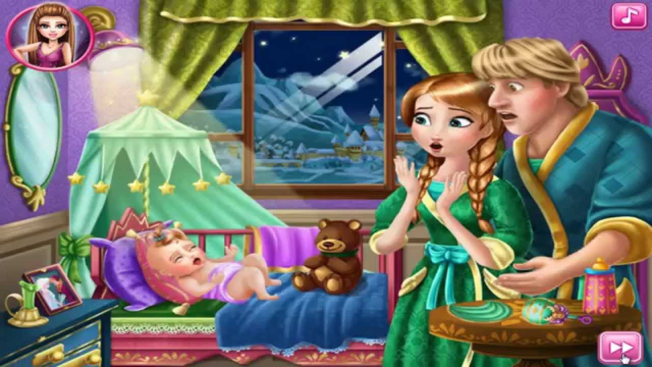 Disney Frozen Princess Anna and Kristoff Baby Feeding - Frozen Games for Girls