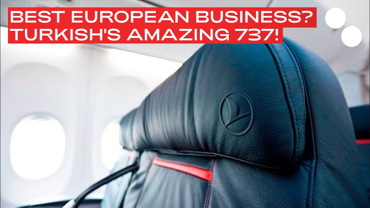 TURKISH AIRLINES BOEING 737 800 BUSINESS CLASS TK1389 IST-BOD