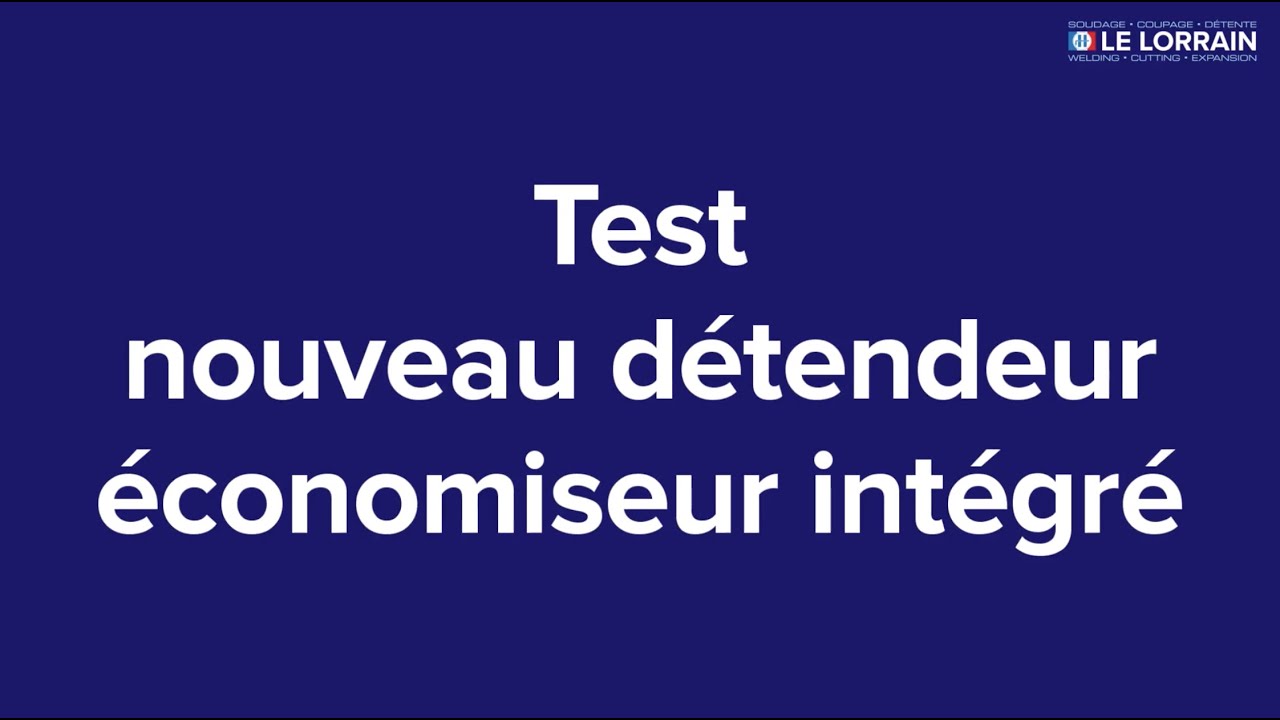 Test : Nouveau détendeur économiseur intégré DEI